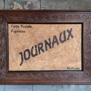 Reclaimed Wood Advertising Sign - Vintage Style Sign