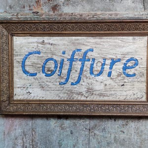 Reclaimed Wood Advertising Sign - Vintage Style Sign