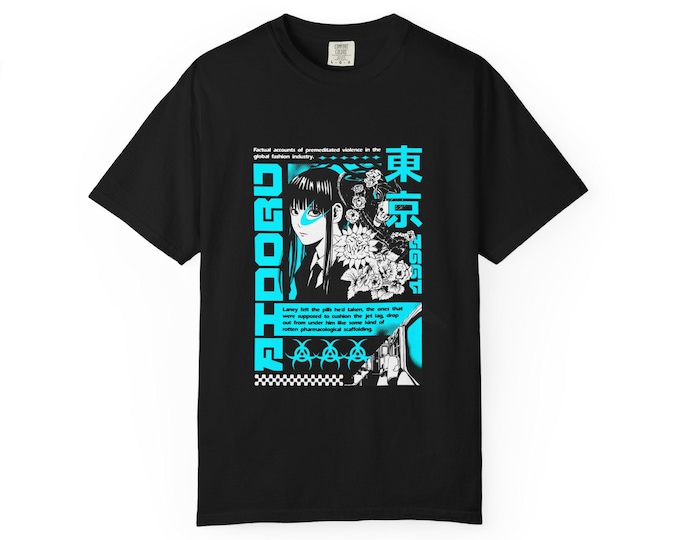 Tokyo Graphic T-Shirt: Unisex Garment-Dyed US Cotton Tee