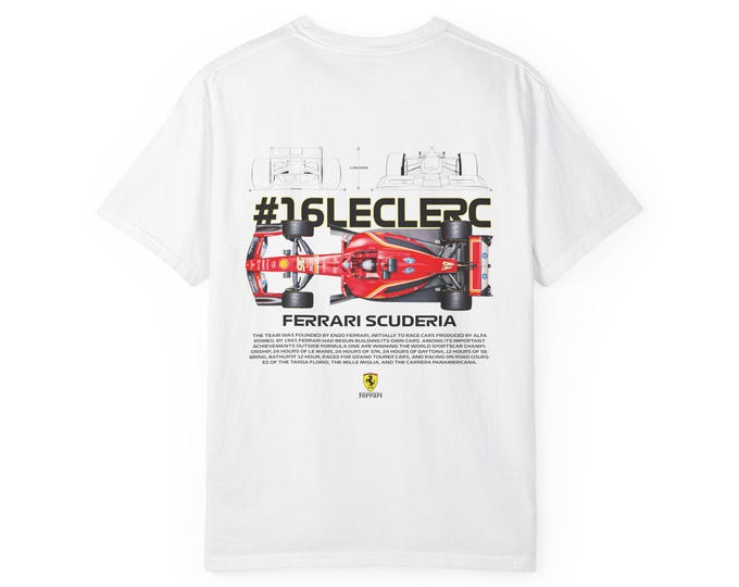 Ferrari Racing T-Shirt, Unisex Graphic Tee, Motorsport Apparel, Gift for Car Fans, Automotive Tees, Racing Enthusiast Clothing