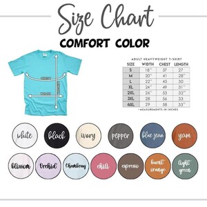 a t - shirt with different colors and sizes