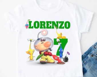 Birthday Boy Shirt Custom Name and Age Personalized Birthday Boy Tee Birthday Party Outfit T-Shirt