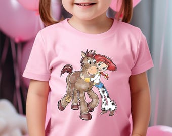 Disney Toy Story Shirt Jessie Bullseye T-Shirt Disney Kids Gift Toy Story Toddler Tee Disneyland Trip Shirt Disney Family Shirt
