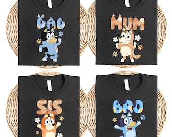 Family Matching Shirts Mom Dad Birthday T-Shirt Birthday Party Tee Family Team Outfits Funny Tees Mom Shirt Dad Shirt Cute Shirts