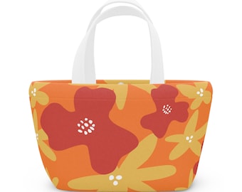 Breast Pump Bag - Vibrant Floral Insulated Bag - Ideal for Pumping On-the-Go
