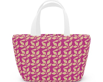 Breast Pump Bag - Pink Floral Insulated Bag - Ideal for Pumping On-the-Go