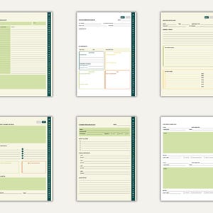 Développeur Agenda numérique PDF avec liens hypertexte Programmeurs Organisateur de workflow de codage GoodNotes Notability iPad Tablette Journal numérique image 9