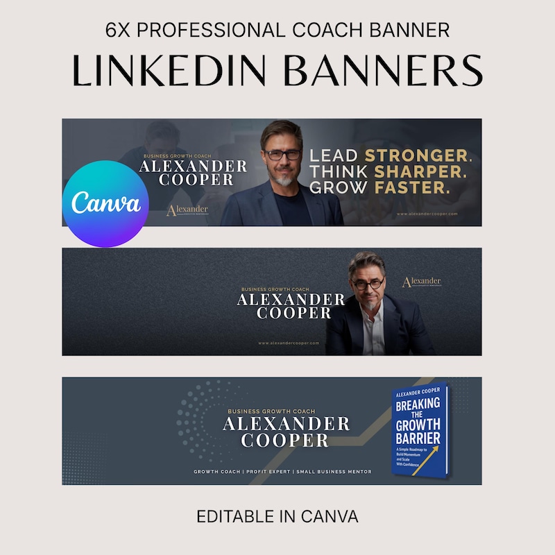 Linkedin Banner Coach - Etsy