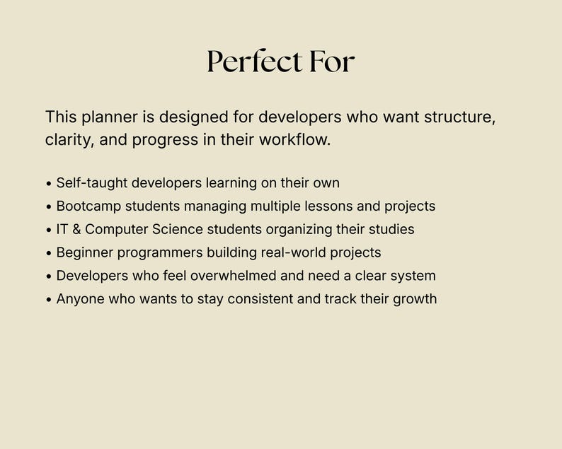 Planer przepływu pracy programisty z hiperłączami w formacie PDF, cyfrowy planer kodowania, śledzenie programowania, tablet GoodNotes Notability na iPada zdjęcie 10