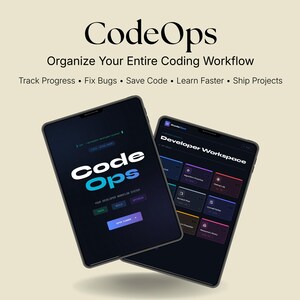 Developer Workflow Planner Hyperlinked PDF, Coding Digital Planner, Programming Tracker, GoodNotes Notability iPad Tablet