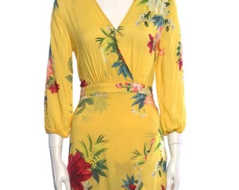 Farm Rio Floral Print Long Dress XS