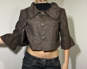 Chaqueta corta de lana vintage de Kate Cooper