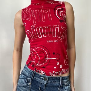 あああused graphic y2k tops Off Shoulder Y2k Short Sleeve Tops