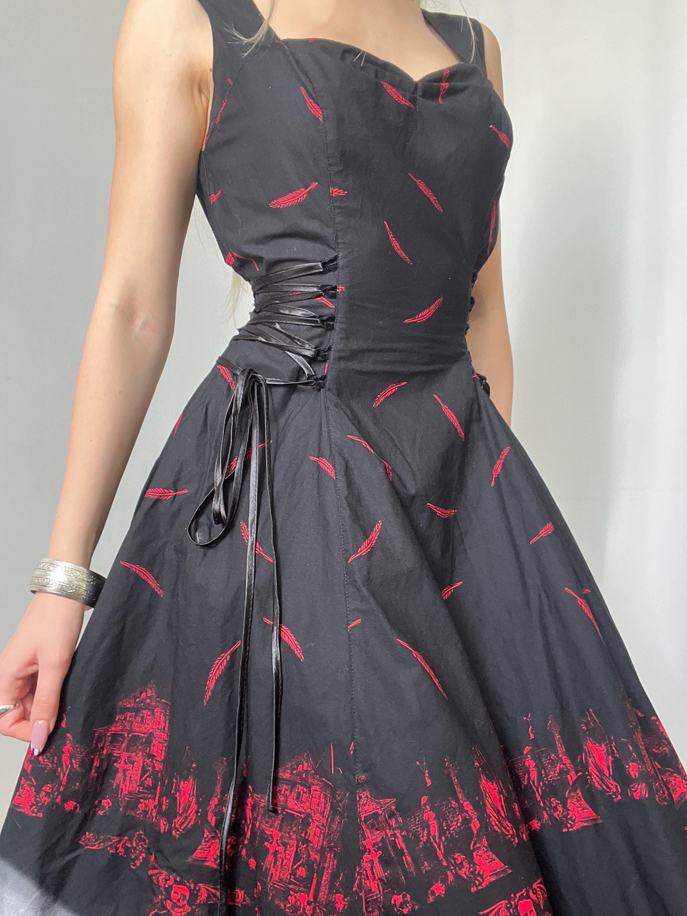 Hell Bunny Gothic Corset Dress Alternative Style