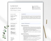 Nurse Resume Template Word, Google-Docs,Pages Registered Nurse Resume Template RN, Physician Assistant Resume for Nurse, New Grad Nurse CV