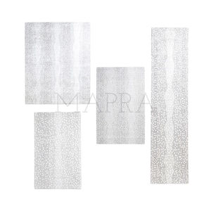 Antelope Wool Rug: Modern Gradient Pattern (Hand Tufted, Soft Texture)