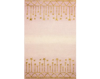 Gates Ombre Floral Nursery Hand Tufted 100% Wool Rug