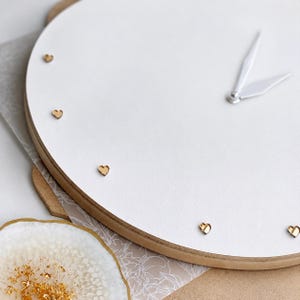 Heart Mirror Acrylic Clock Markers Set of 12, Epoxy Clock Supplies, Resin Art Clock Parts, DIY Wall Clock Numbers