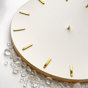 Slim Mirrored Acrylic Markers for Epoxy Clocks Set of 12, Resin Art Clock Supplies, Mirror Acrylic Indices, DIY Clock Parts