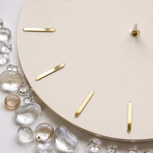 Slim Mirrored Acrylic Markers for Epoxy Clocks Set of 12, Resin Art Clock Supplies, Mirror Acrylic Indices, DIY Clock Parts