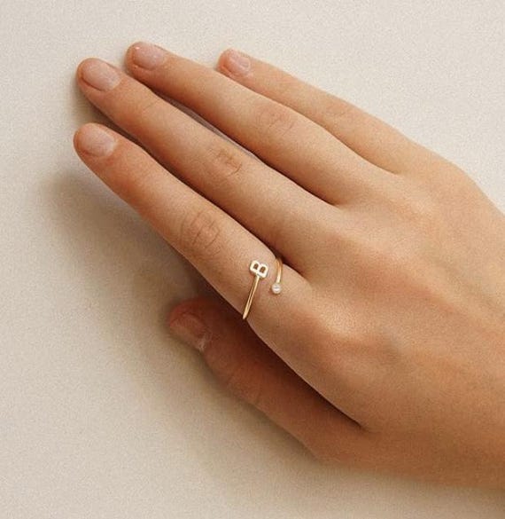 Initials Ring
