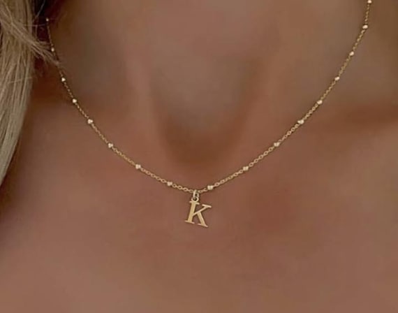 Initial Charm Necklace