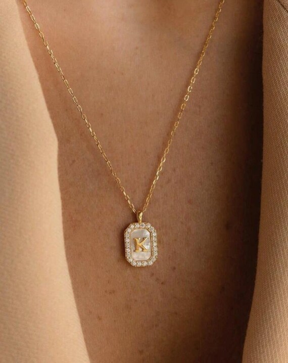 Initial Charm Necklace