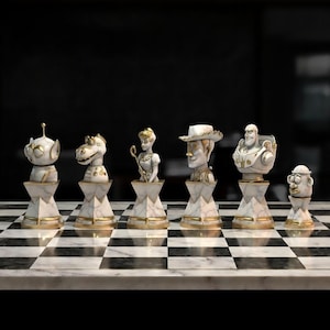 Toy Story Chess Set STL | 3D Printable Character Bust Models (Digital Download)