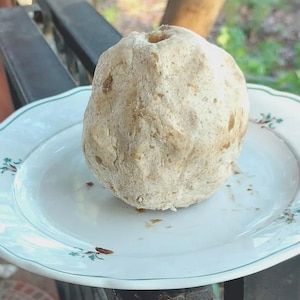 Afrikansk vit tvål, ekologisk rå tvål, naturlig hudvård, en boll på 100-120 gram (4,58 till 5,29 oz)