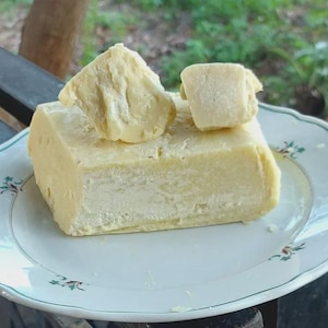 Shea butter, edible, virgin, grade A, organic, unrefined, unfiltered, raw shea butter, 1 pound/450 grams