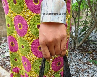 African Cow Horn Cuff Bracelet: Natural Ethnic Jewelry