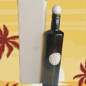 Coconut oil, 100% organic, extra virgin, cold pressed, home-made, vegan, alternative to dairy products, 750 ml. glass bottle (25.36 fl.oz)