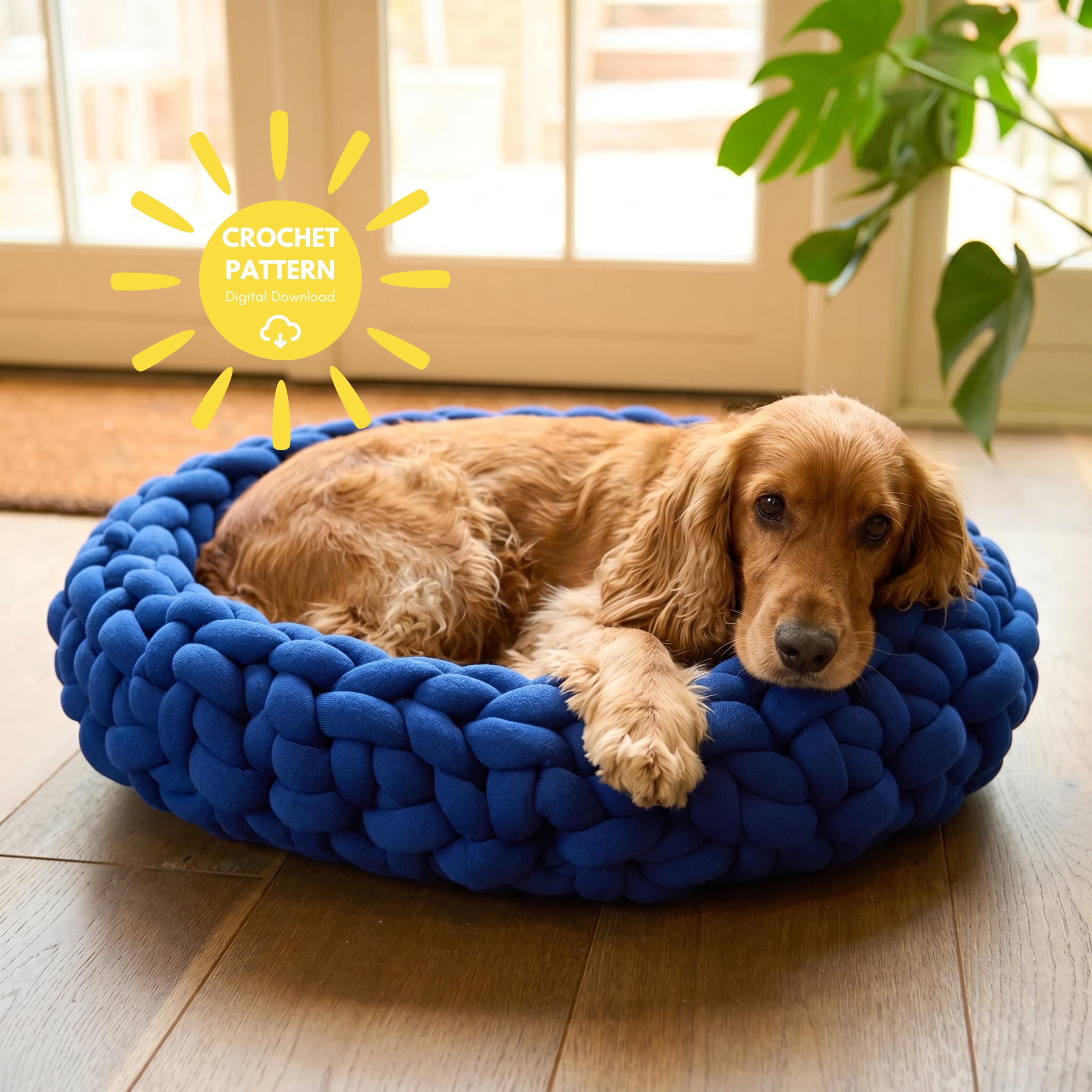 Finger Crochet Pet Bed Pattern