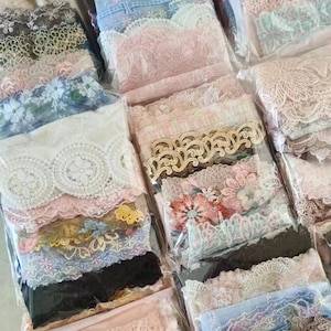 Clearance Assorted Embroidered Lace Trims For DIY Supplies