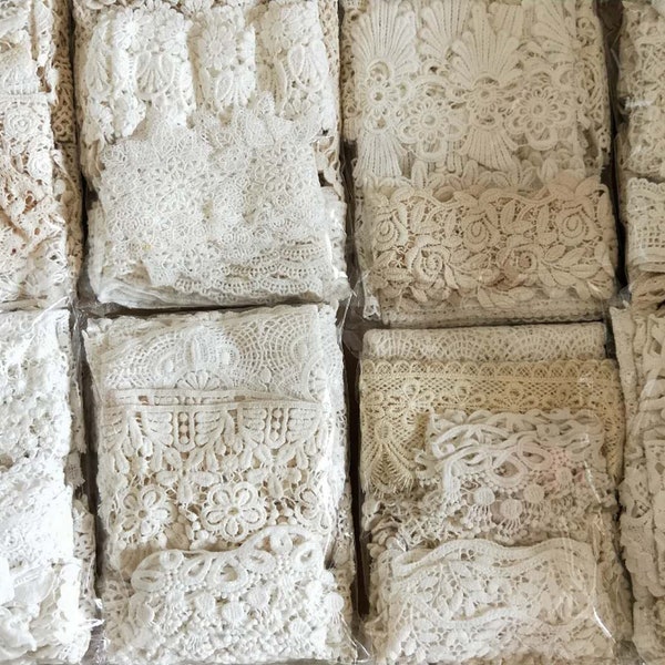 Clearance Assorted Cotton Venice Lace Trim Embroidered Lace Trim For DIY Supplies