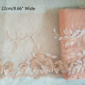 セール中 10スタイル 10-30ヤード ロングピース 刺繍レーストリム #71-80