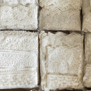 Clearance Assorted Tulle Embroidered Lace Trim For DIY Supplies
