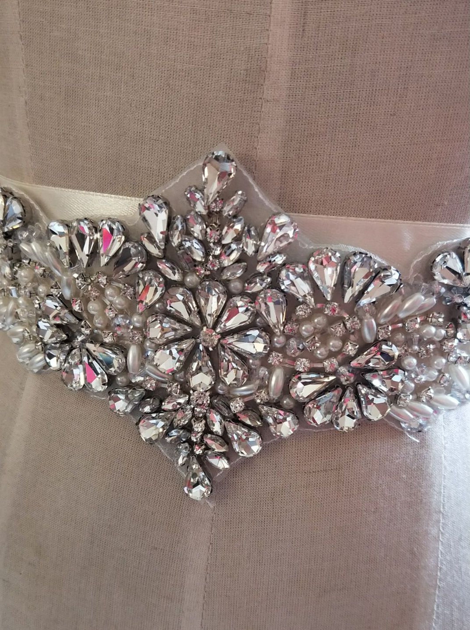 FINGERINSPIRE 1 Paar Strass Kleidung Applikation Pa Produktbild-Vorschau 10