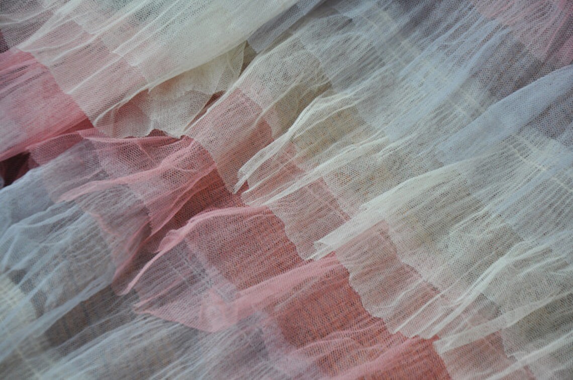 2 Colors 3D Ruffle Fabric Pleated Fabric Haute Couture Fabric ...