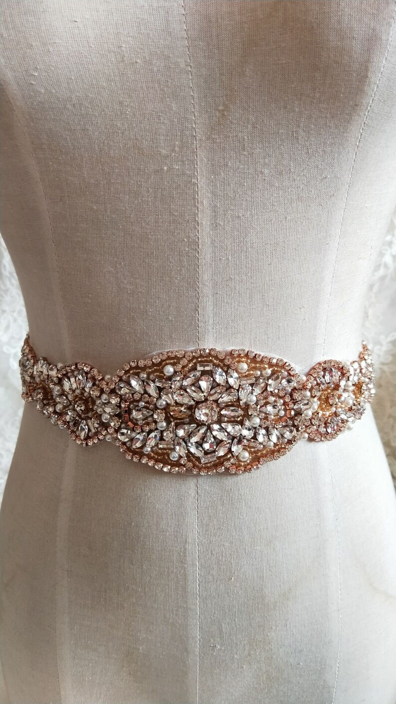 Luxury Rhinestone Crystal Lace Trim 2.55 Wide For Bridal Accessories Wedding Dress Sash Belt Headband Straps Costume Embellishment 3 Colors