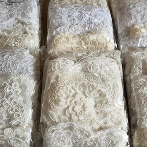 Clearance Assorted Alencon Lace Trim Embroidered Lace For DIY Supplies