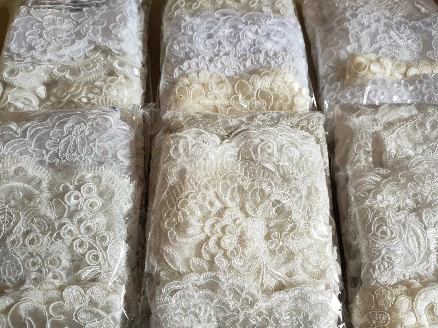 Clearance Assorted Alencon Lace Trim Embroidered Lace For DIY Supplies