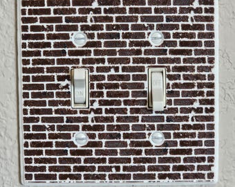 Light Switch Covers (Brick Wall)