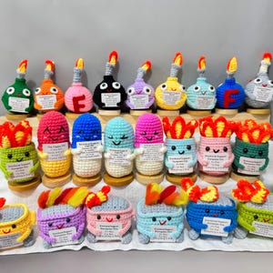 Soutien émotionnel Incendie dans une benne à ordures/pilule glacée/bombe au crochet,Cadeaux pour les employés de bureau,Cadeaux pour l&#39;équipe de travail