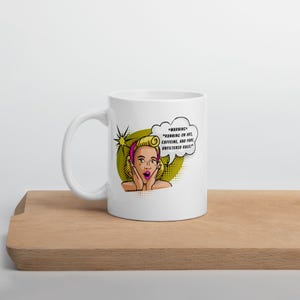 Lustige Menopause Tasse | HRT Überlebensgeschenk für Frauen | Hot Flush Humor Kaffeetasse | Midlife Crisis Knebel Geschenk | Retro Wechseljahre Merch