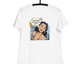 女性用おもしろ更年期Tシャツ | HRTユーモアTシャツ | ホットフラッシュ中年期危機Tシャツ | 更年期ギフト | レトロフェミニストグラフィックTシャツ