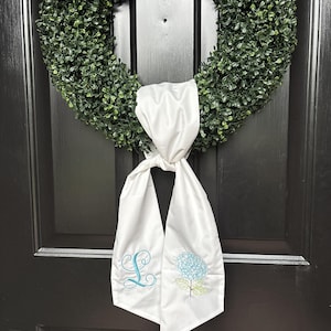 Hydrangea Wreath Sash