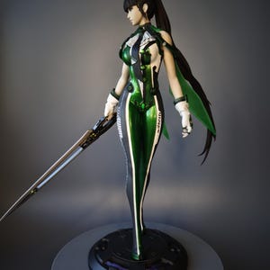 Eve Stellar Blade Fan Art Statue: Bespoke Hand Painted 1-8 Scale Anniversary Gift