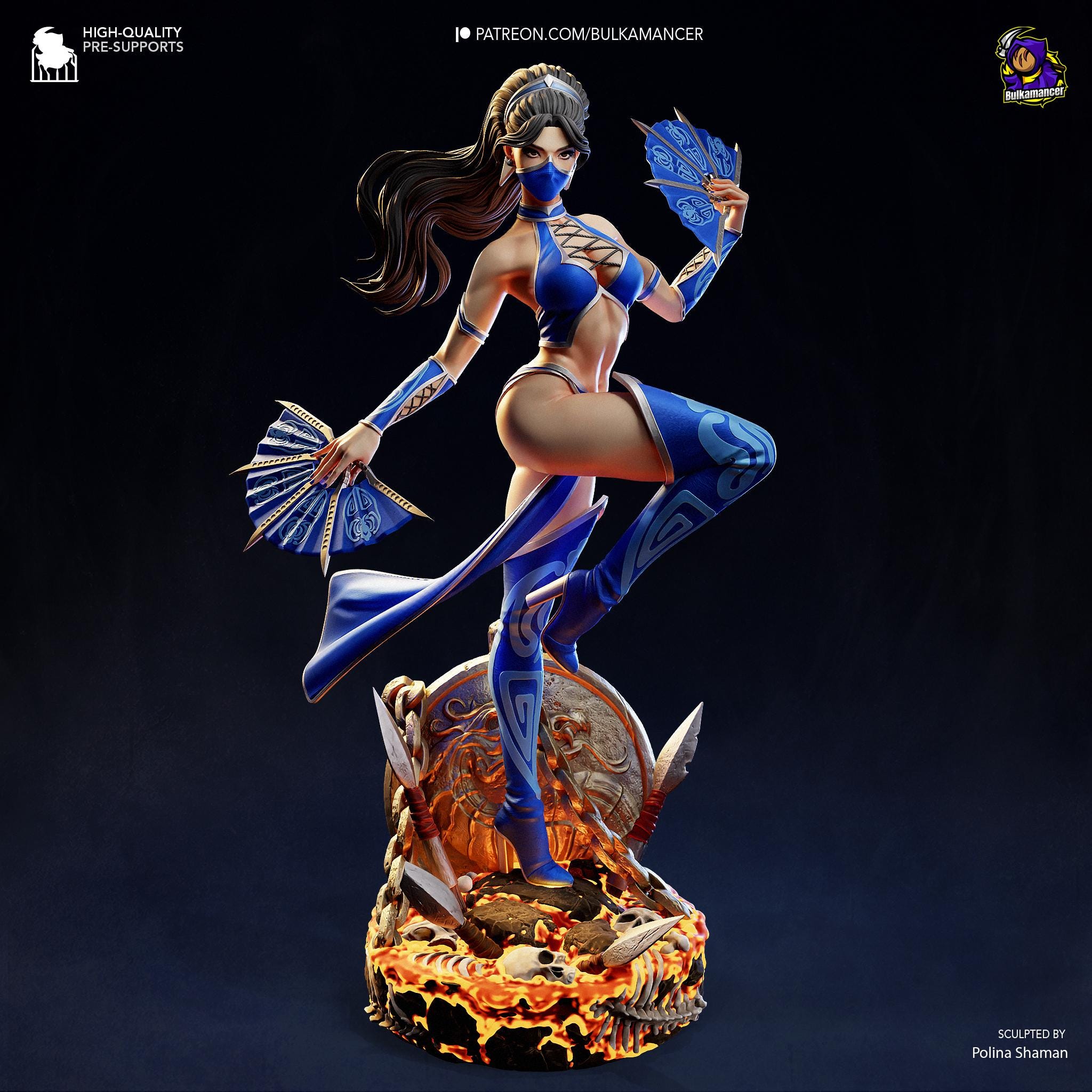 Kitana Figure Mortal Kombat - Etsy