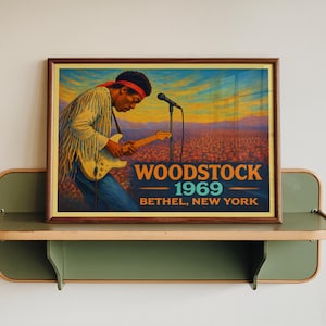 Woodstock 1969 poster - Etsy 日本